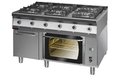 Plynový sporák s plynovou troubou Kromet 900.KG-6/PG-1T/SD