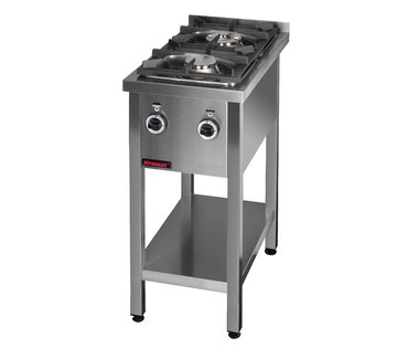 Plynové vařidlo s policí Kromet 000.KG-2M