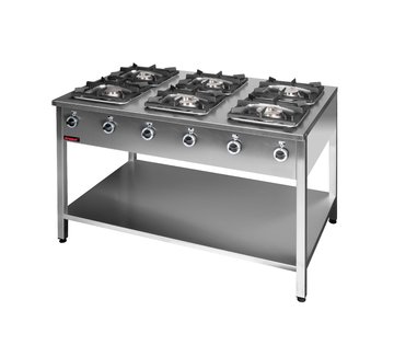 Plynové vařidlo s policí Kromet 000.KG-6.L