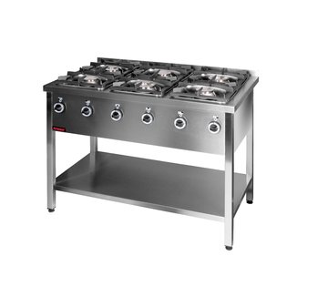 Plynové vařidlo s policí Kromet 000.KG-6M