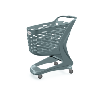 Plastový nákupní vozík 80L 