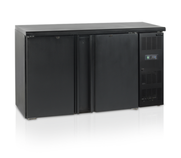 Minibar, plné křídlové dveře, černé TEFCOLD CBC 210