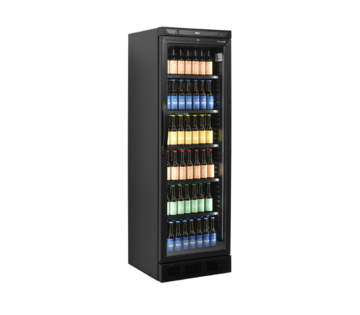 Prosklená chladicí skříň Tefcold CEV 425 Black