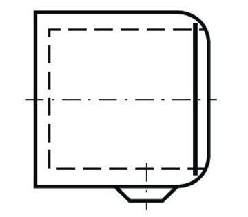 SPOJOVACÍ NÁSTĚNNÁ MUFNA SW 050.002 