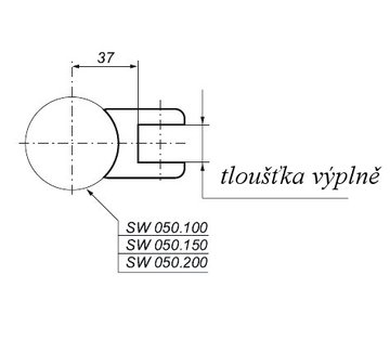 SPOJOVNÍK FRÉZOVANÝ  SW 050.009 