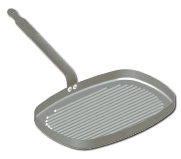 Pánev CARBONE PLUS grilovací obdélníková (38 x 26cm)