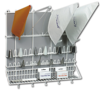 Věšák na pytlíky a koncovky 50x50 cm