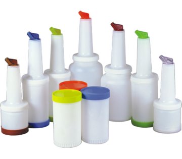 Barmanská láhev červená 1l