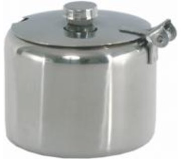 Cukřenka nerezová s víkem 0,23l