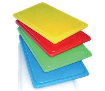 Deska červená s drážkou 500x300x15