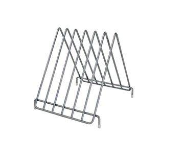 Nerezový stojan na desky