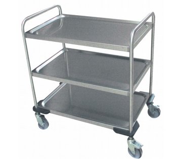 Vozík servírovací - 3 police (vysoká nosnost)
