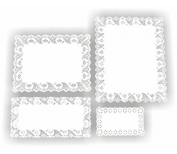 Ubrousky bílé obdelník (100ks) 20x40 cm