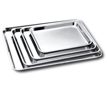 Tác obdélníkový nerezový 55x37 cm