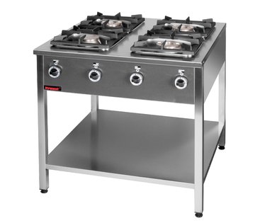 Plynové vařidlo s policí Kromet 000.KG-4.L