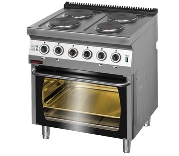  Elektrický sporák s elektrickou troubou Kromet 700.KE-4/PE-2