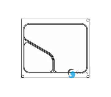 Matrice (rámek) do svářečky PRIMAX - nádoba 227x178mm (dvoudílná)