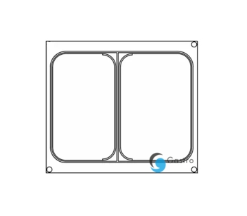 Matrice (rámek) do svářečky PRIMAX- nádoba 227x178mm (dvoudílná)