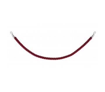 Pletená šňůra - červená dl.150 cm