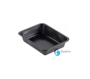 Sada misek 227 x 178 x 50 PP - typ obědová nedělená černá - 320 ks