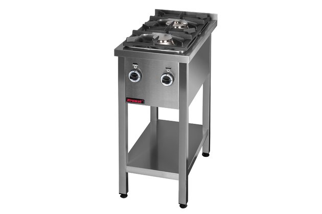 Plynové vařidlo s policí Kromet 000.KG-2.L