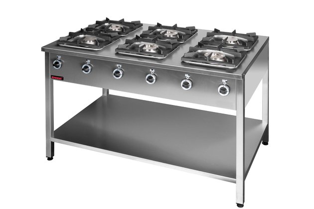 Plynové vařidlo s policí Kromet 000.KG-6.L