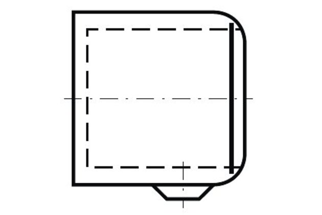 SPOJOVACÍ NÁSTĚNNÁ MUFNA SW 050.002 