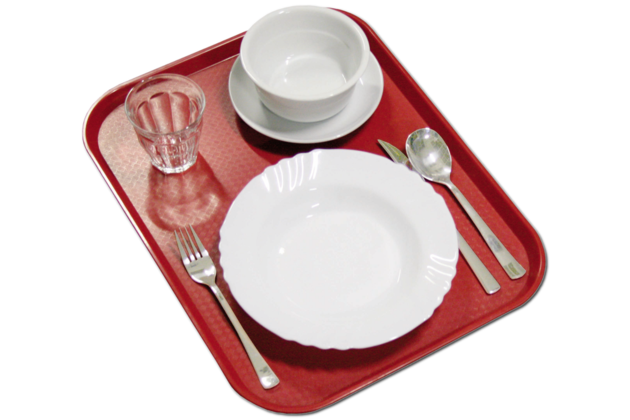 Podnos jídelní - hnědý