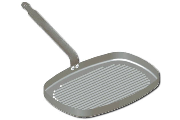Pánev CARBONE PLUS grilovací obdélníková (38 x 26cm)