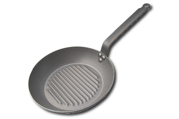 Pánev CARBONE PLUS grilovací kulatá (&#216; 30cm)