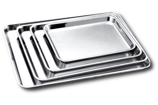 Tác obdélníkový nerezový 64x41 cm