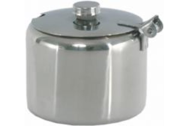 Cukřenka nerezová s víkem 0,23l