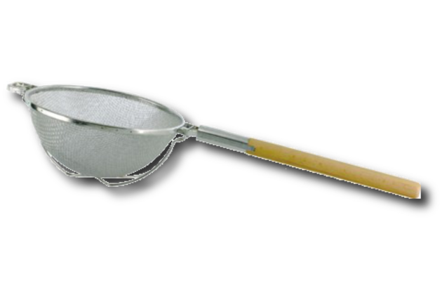 Síto cedníkové s dřevěnou rukojetí pr.35 cm