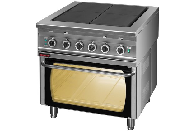 Elektrický sporák s elektrickou troubou Kromet 000.KEZ-4u/PE-2