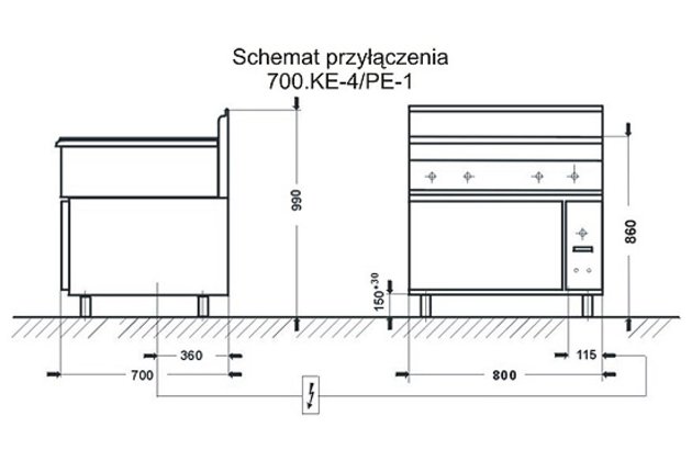 4 plotny s el. troubou linie 700.KE-4/PE-22