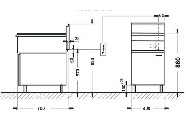 el. smažící pánev linie 700.PE-0152