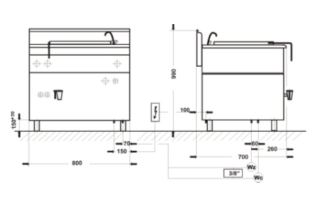 El. kotel linie 700.BEK-80.22