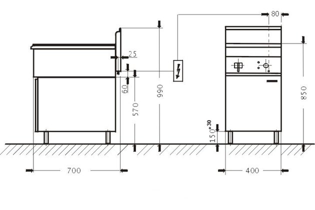 el. grilovací plotna linie 700.PBE-4002