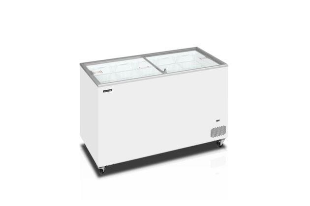 Pultová mraznička prosklené rovné víko Tefcold IC 401 SC