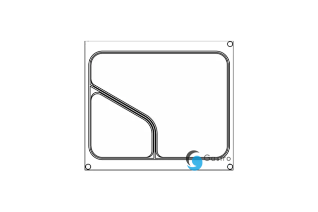 Matrice (rámek) do svářečky PRIMAX - nádoba 227x178mm (dvoudílná)
