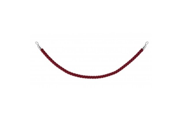 Pletená šňůra - červená dl.150 cm